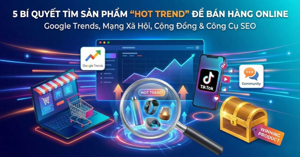 5 bí quyết tìm sản phẩm hot trend để bán hàng online đắt hàng